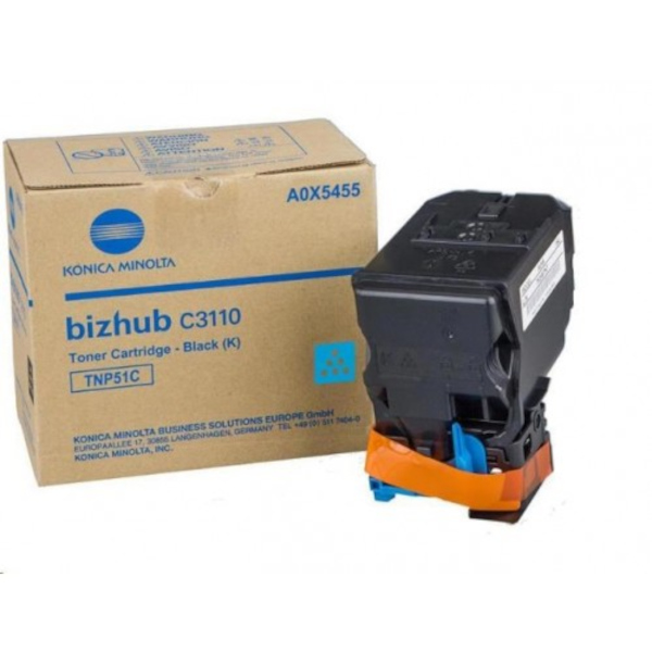 Konica Minolta TNP51C Cyan Toner